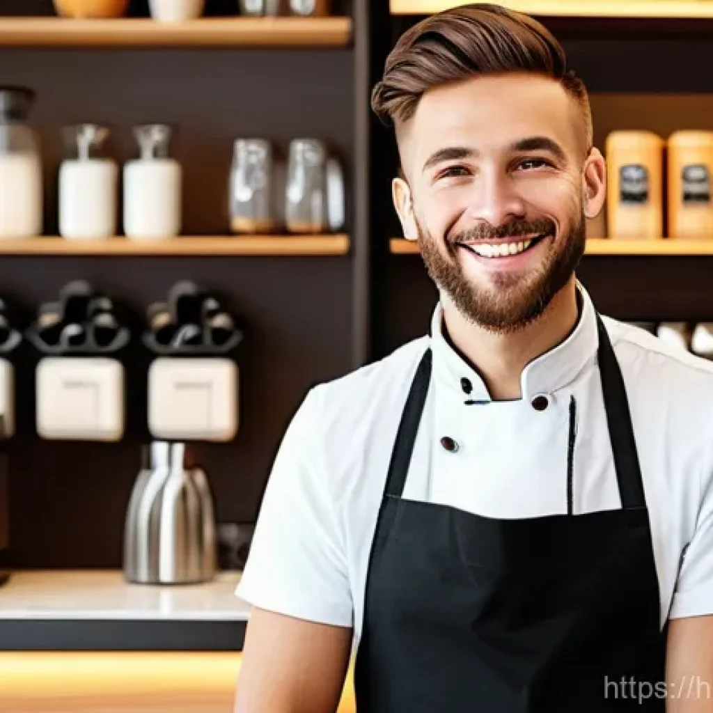 바리스타 시험의 최신 트렌드 - **Prompt 1: The Engaging Barista and Delighted Customer**
    "A vibrant and welcoming scene inside ...