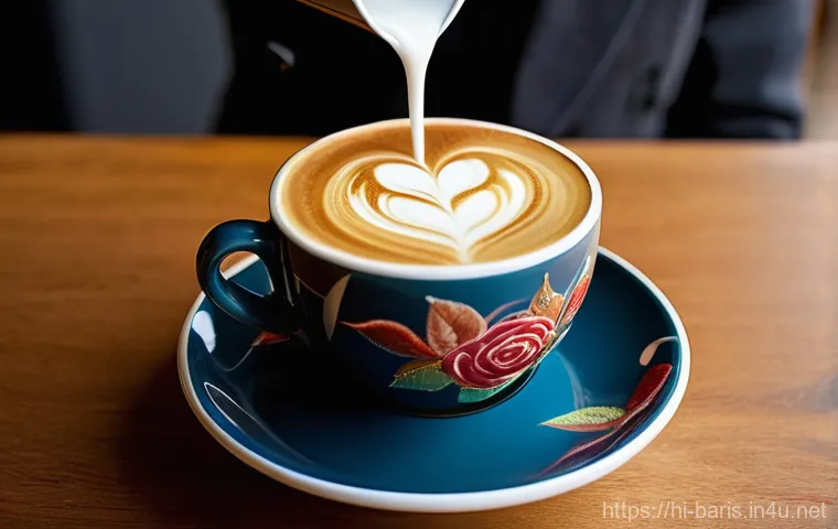 바리스타 시험의 최신 트렌드 - **Prompt 2: The Sustainable Coffee Story**
    "A knowledgeable and passionate barista (gender-neutr...